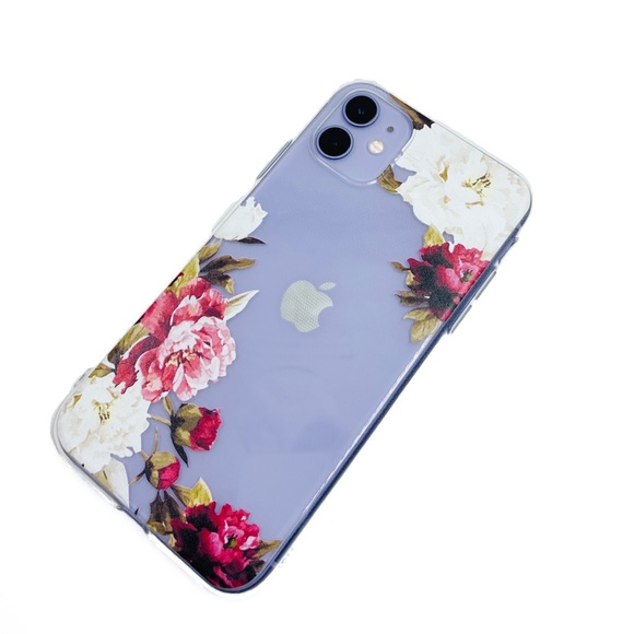2/$10 iPhone 11 Pro Max Case Clear Floral Case - Picture 8 of 9